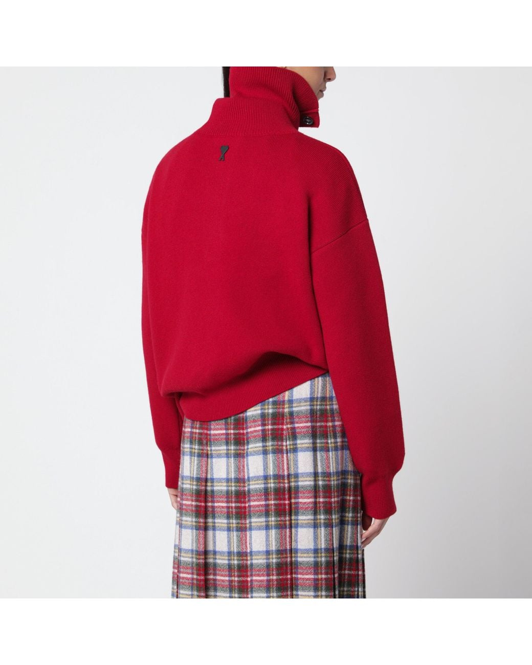 AMI Red Wool Sweater