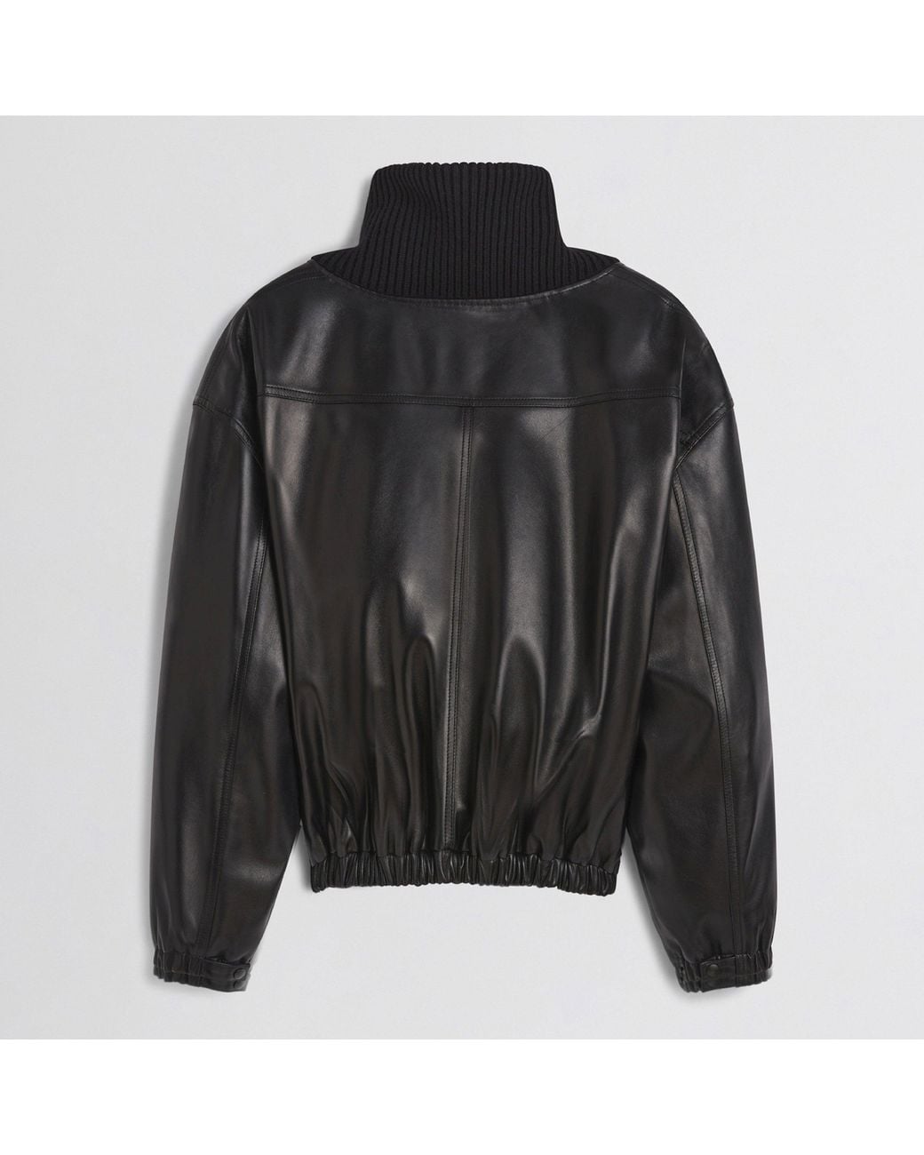 Phoebe Philo Black Rib Neck Jacket