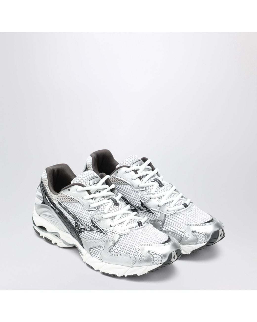 Mizuno White Sneakers Wave Rider 10 Cloudscape/ Sand/Harbor Mist for men
