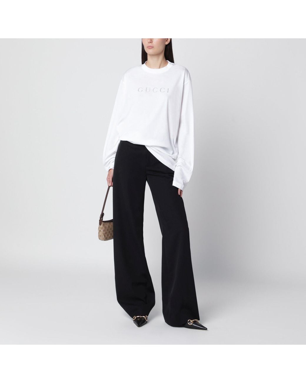 Gucci White Crew Neck T-Shirt
