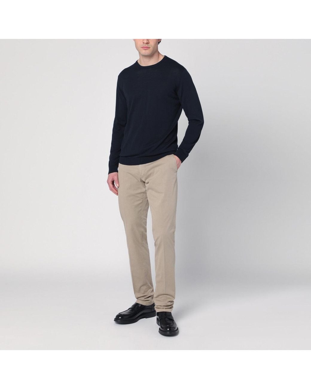 Santaniello Natural Trousers for men
