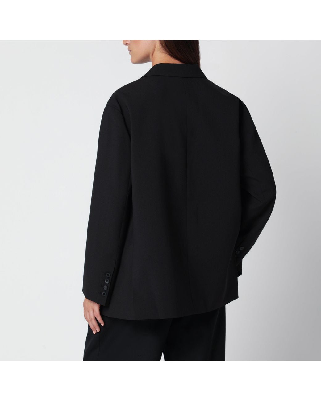 Frankie Shop Black Bea Single-Breasted Jacket