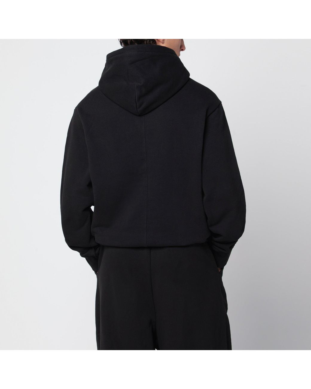 Entire studios Black Standard Hood Hoodie for men