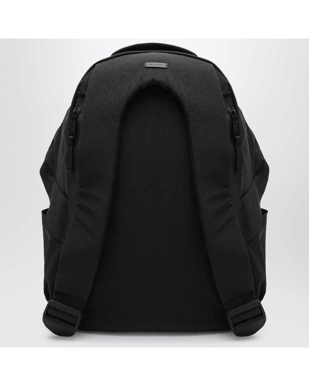Fear Of God Black Essentials Nylon Backpack for men