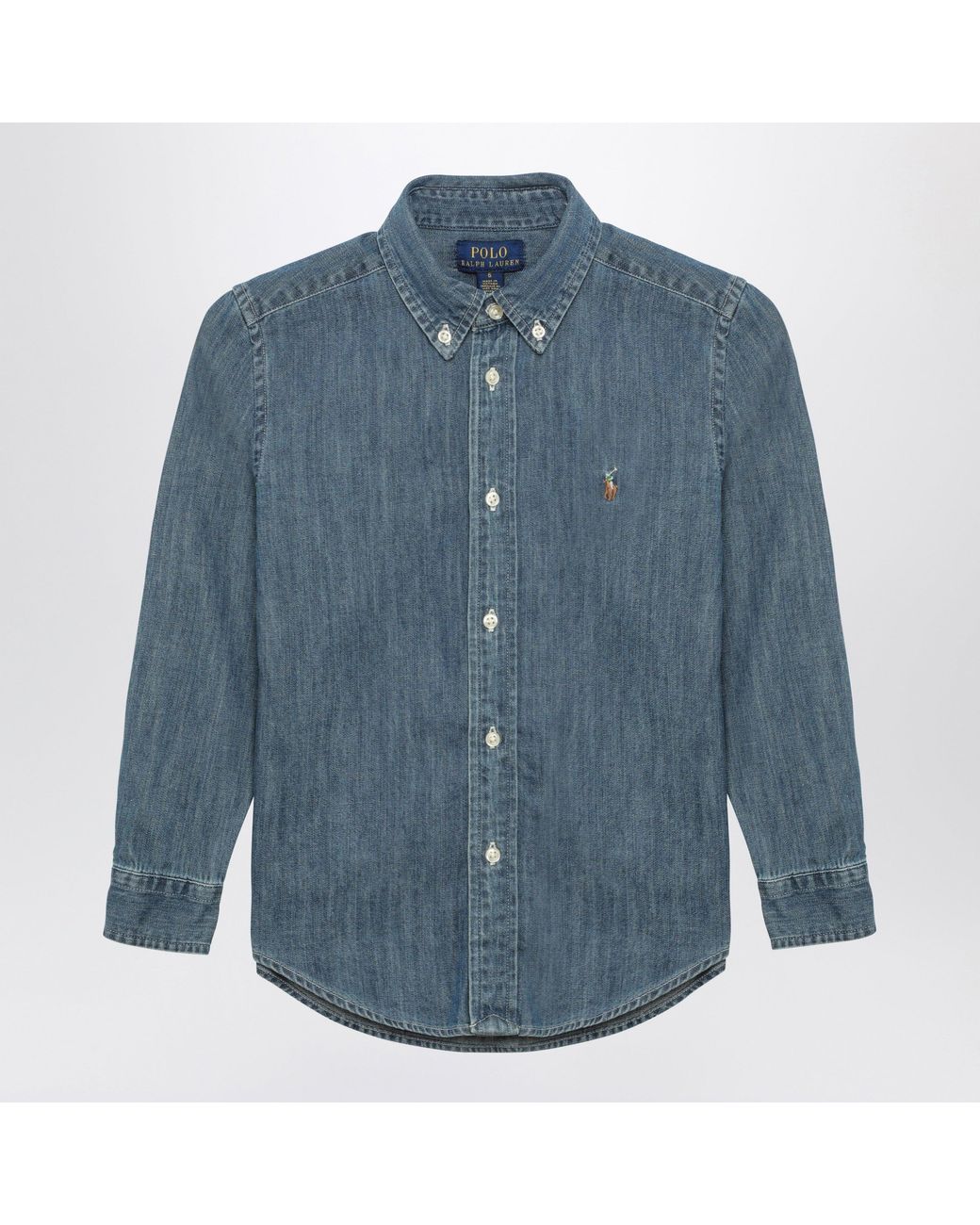 Polo Ralph Lauren Blue Denim Button-Down Shirt