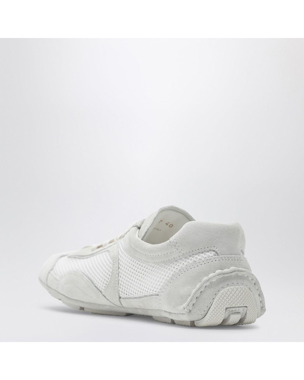 Prada White Montecarlo Reedition 2005 Sneakers