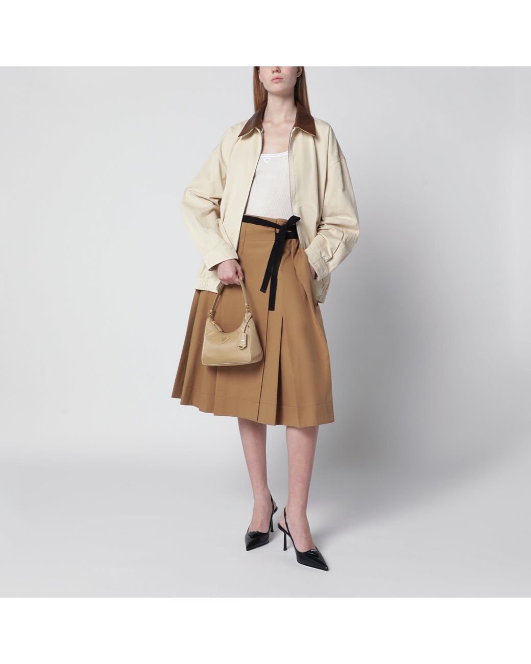 Prada Natural Re-Edition 2005 Shoulder Bag