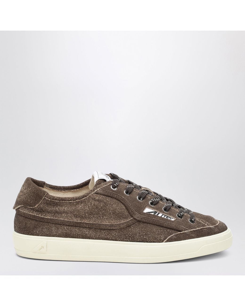 Autry Brown Windscape Low Suede Sneakers for men