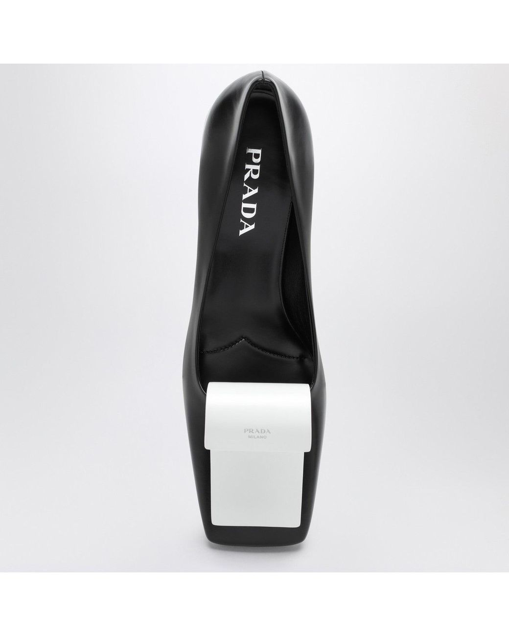 Prada Black And Leather Decollete