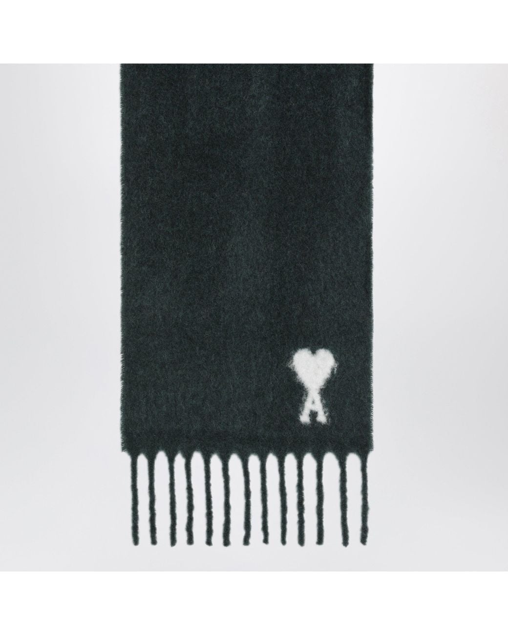 AMI Green Bottle Ami De Coeur Scarf for men