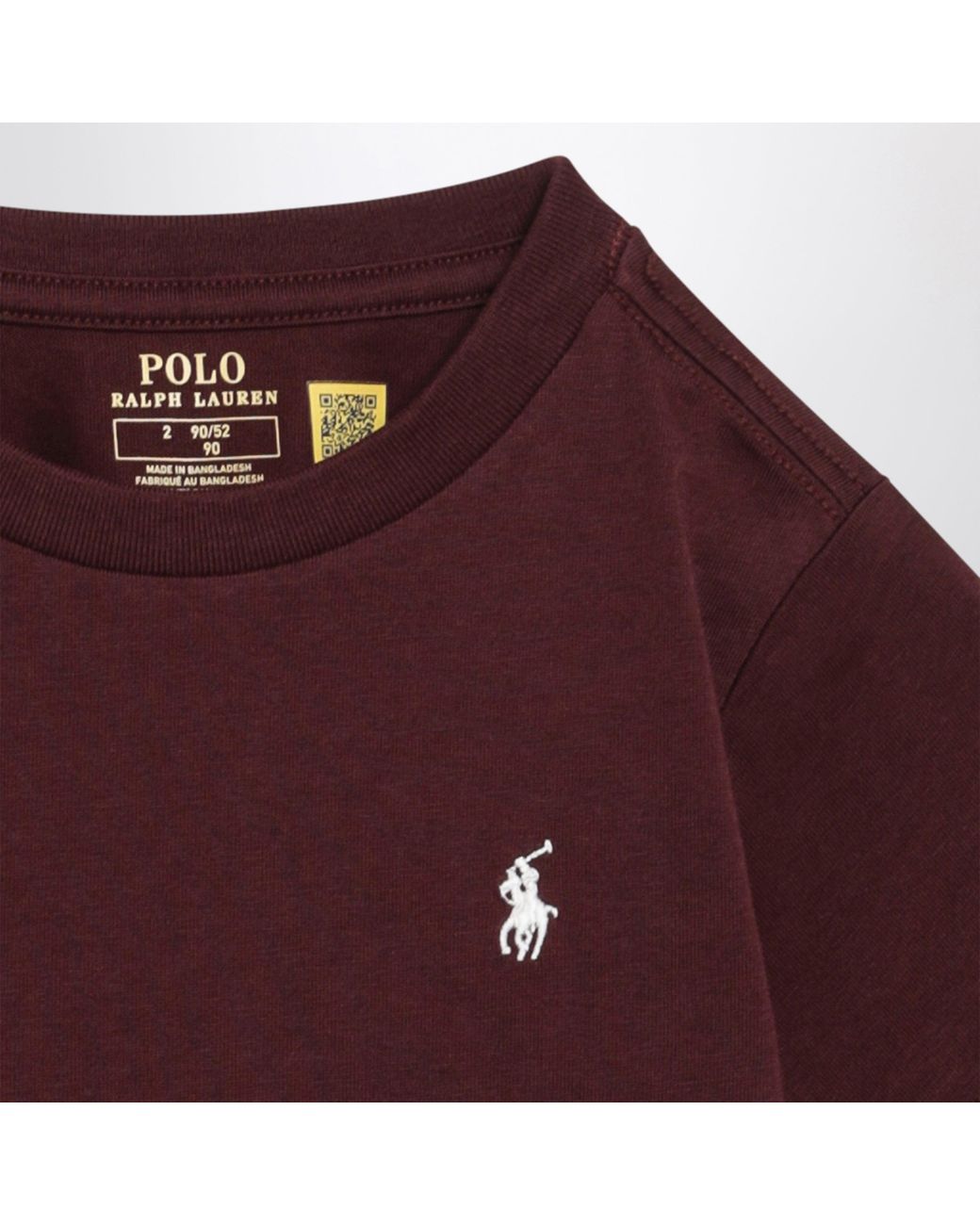 Polo Ralph Lauren Purple Dark Burgundy Short-Sleeved T-Shirt