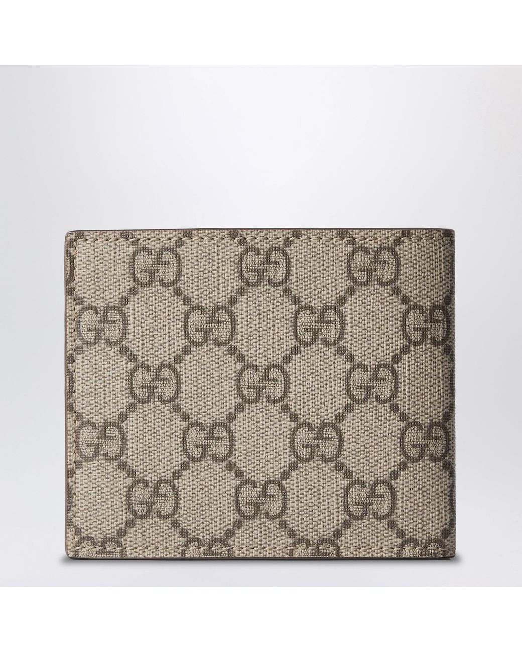 Gucci Natural gg Supreme Fabric Wallet In /ebony for men