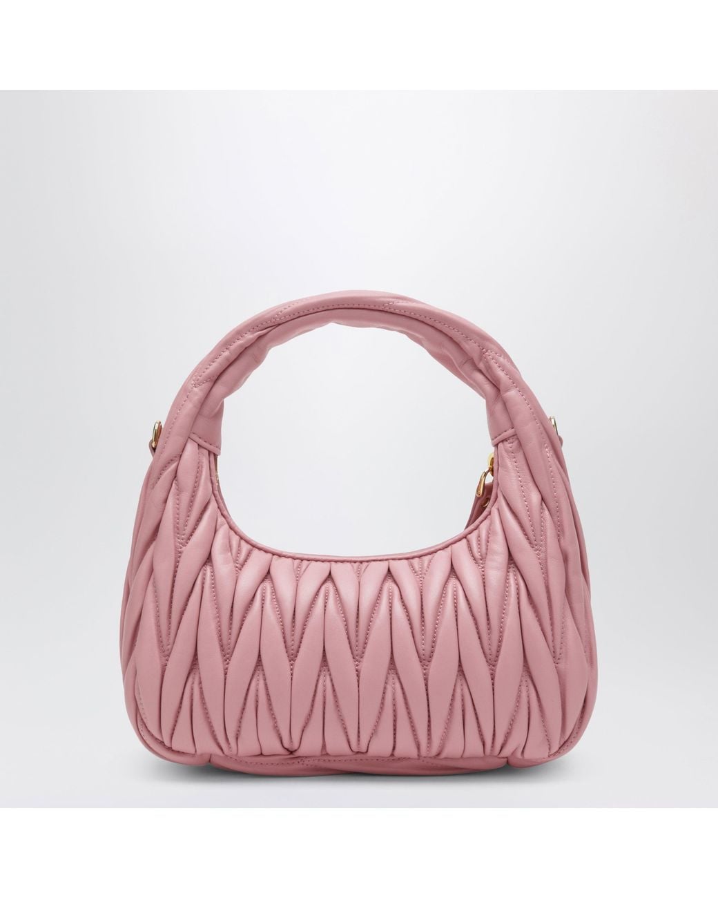 Miu Miu Pink Small Miu Wander Bag
