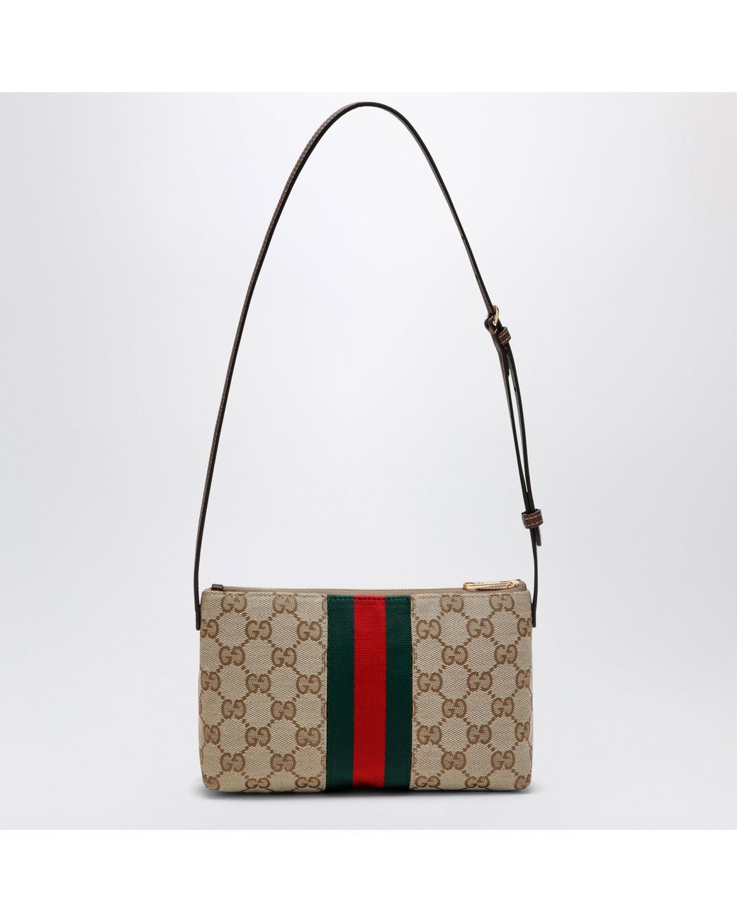 Gucci Natural Gg Fabric Shoulder Bag