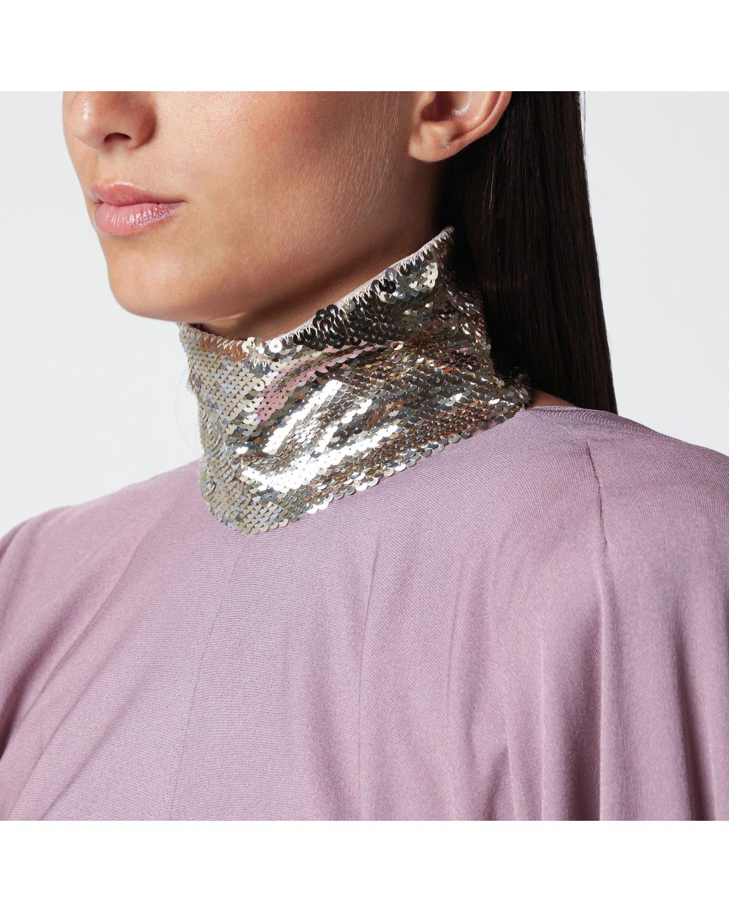 Valentino Purple Mauve Draped Long Dress