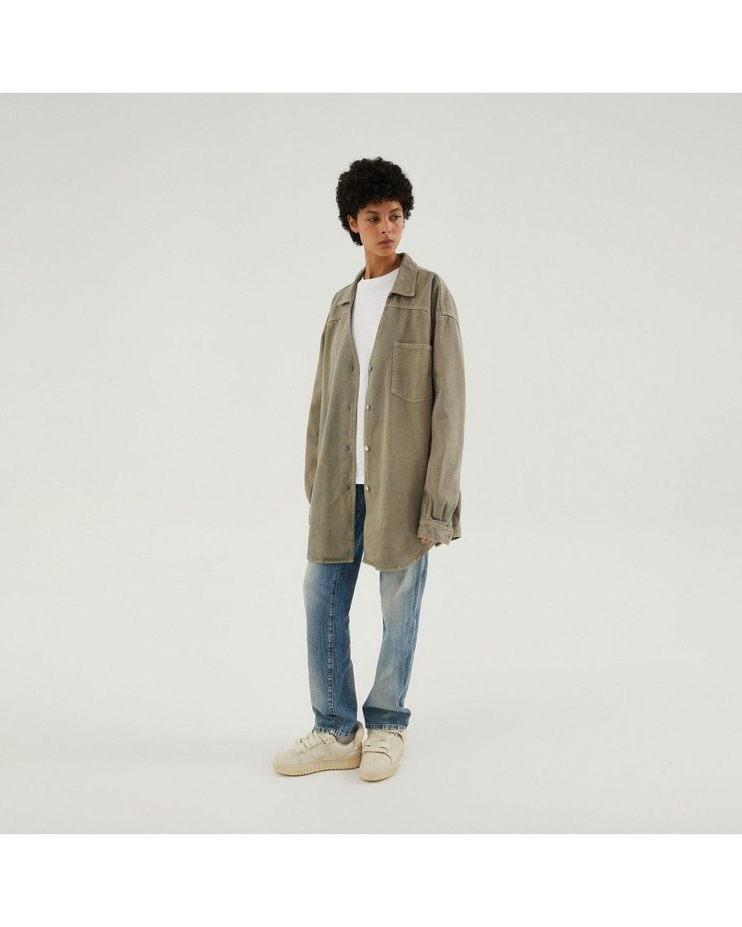 1989 STUDIO Green Light Denim Overshirt