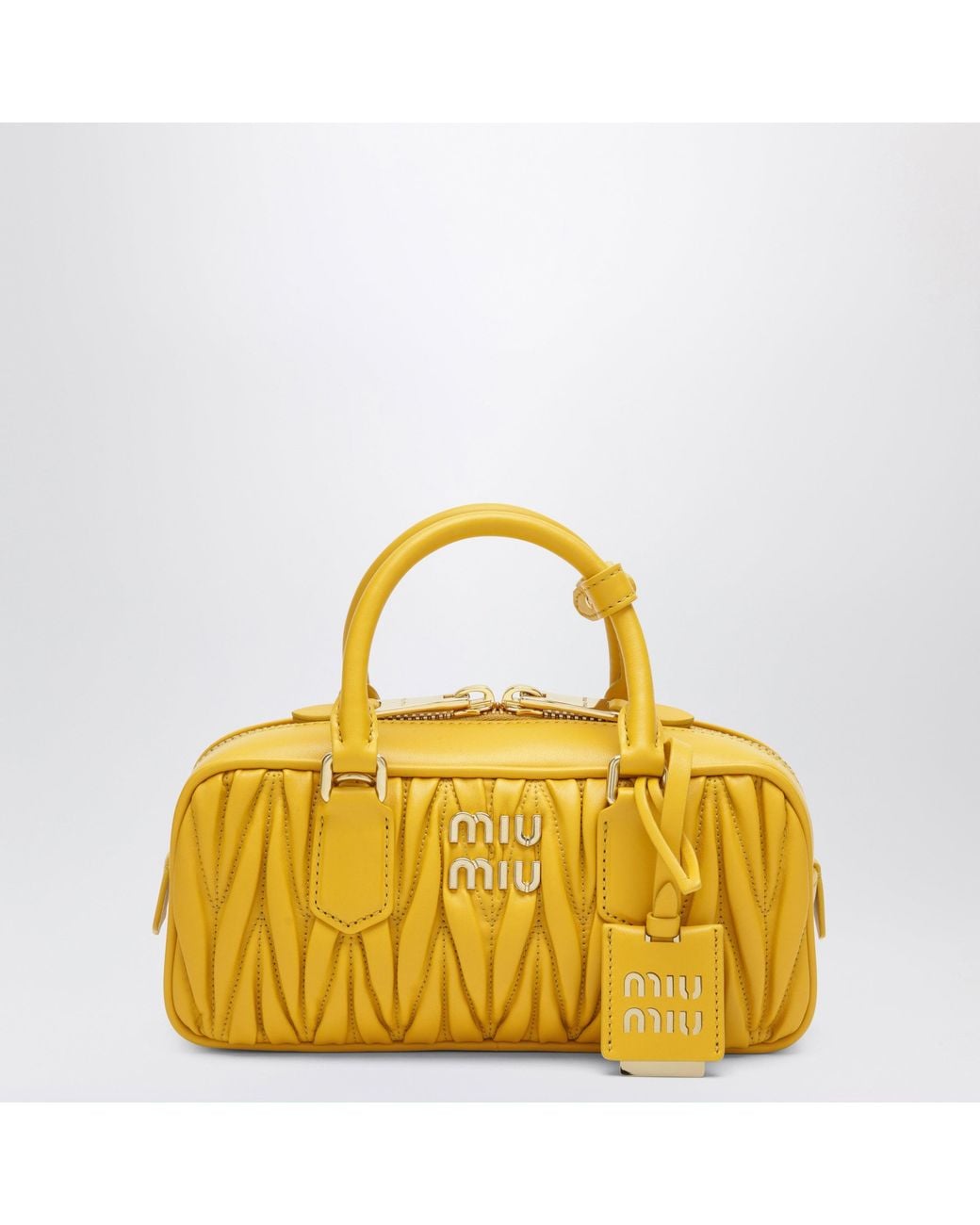 Miu Miu Yellow Arcadie Bag