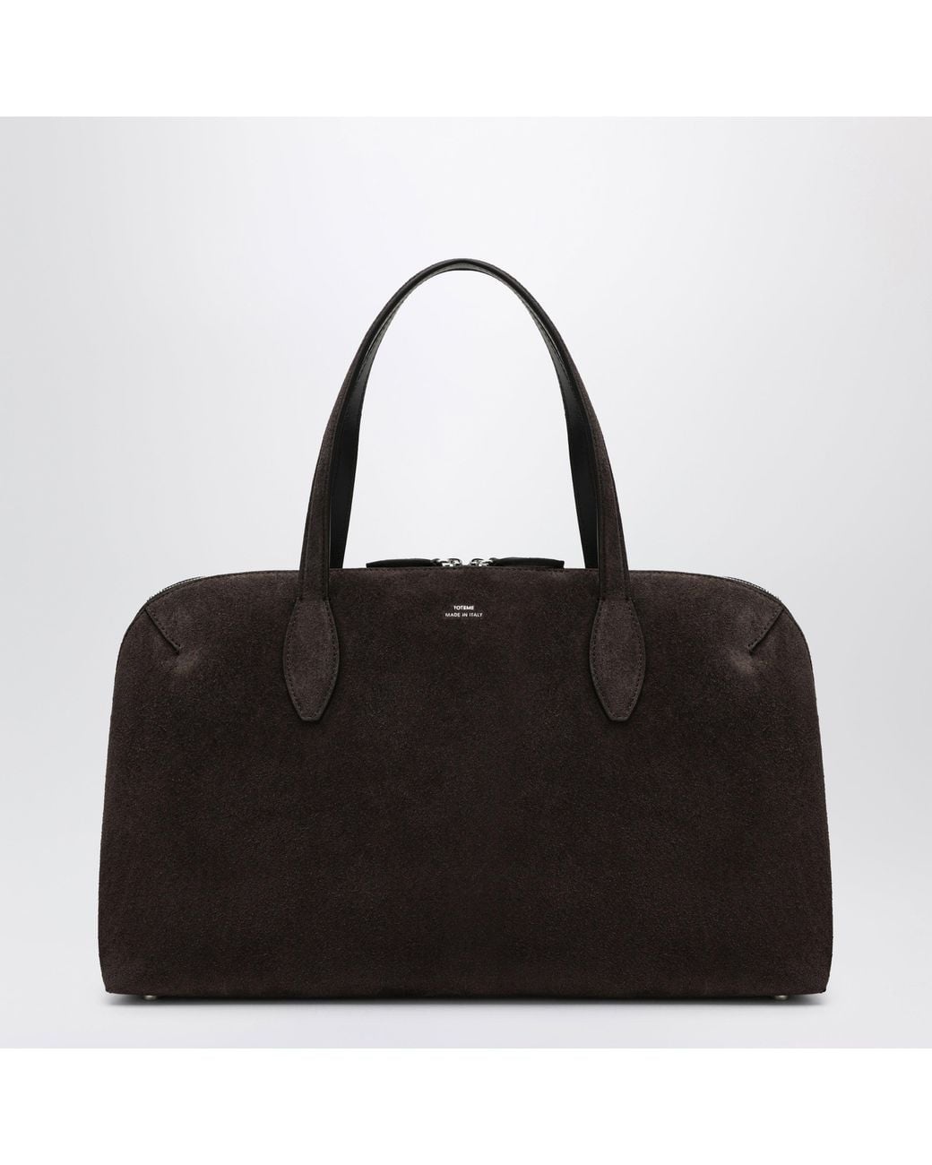 Totême Black Medium Day Suede Tote Bag