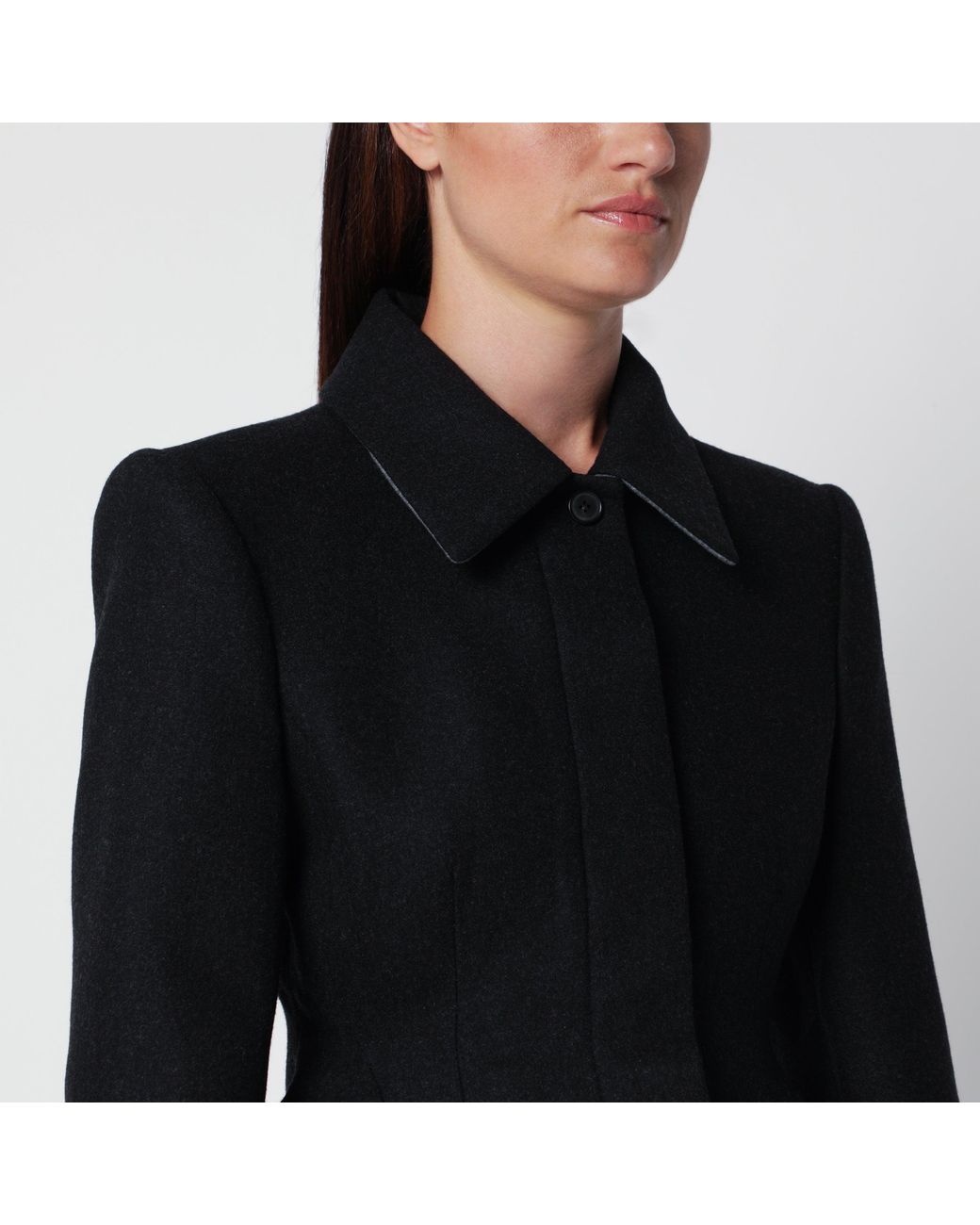 Source Unknown Black Single-Breasted Jacket