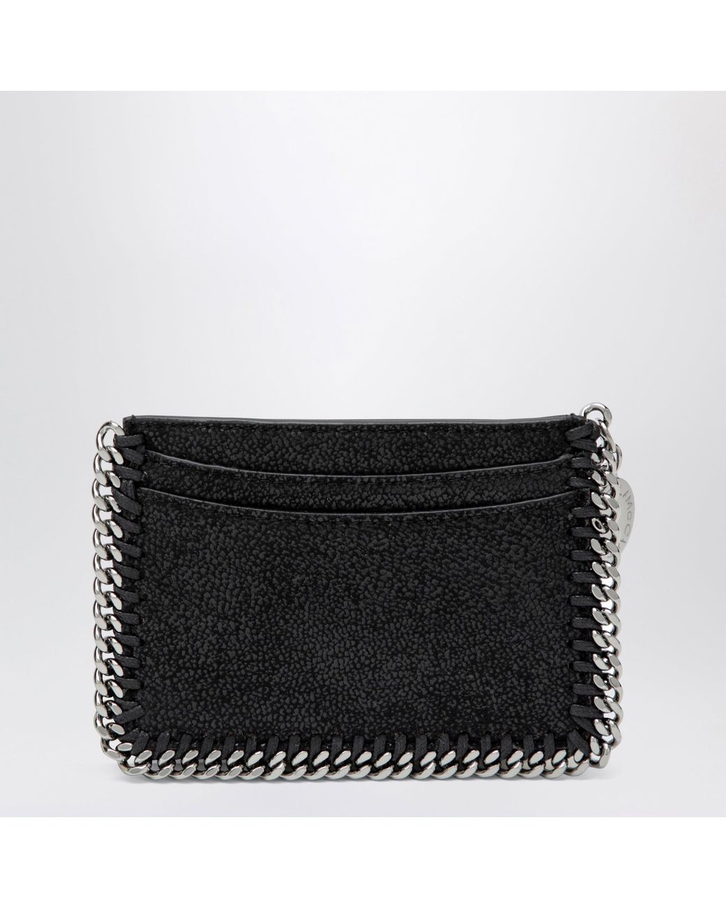 Stella McCartney Black Schwarzer Falabella Kartenhalter