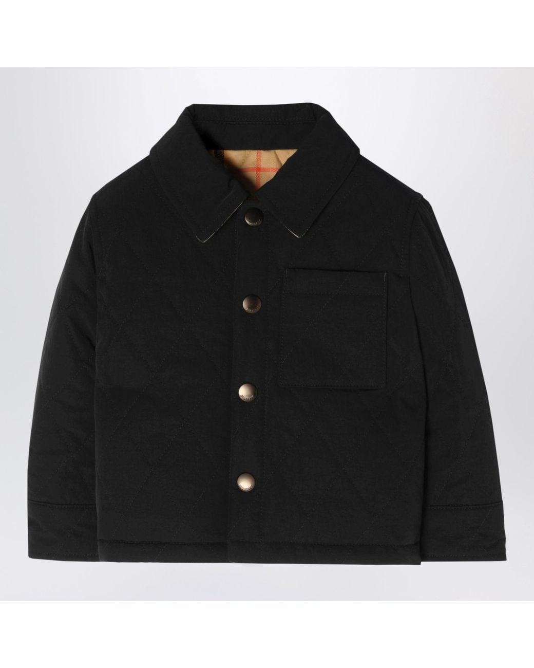 Burberry Black Reversible Quilted Nylon Jacket