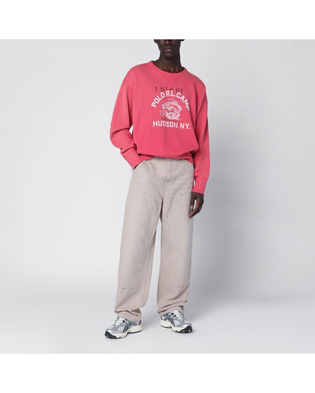 Polo Ralph Lauren Red Light Sweatshirt With Logo Print for men
