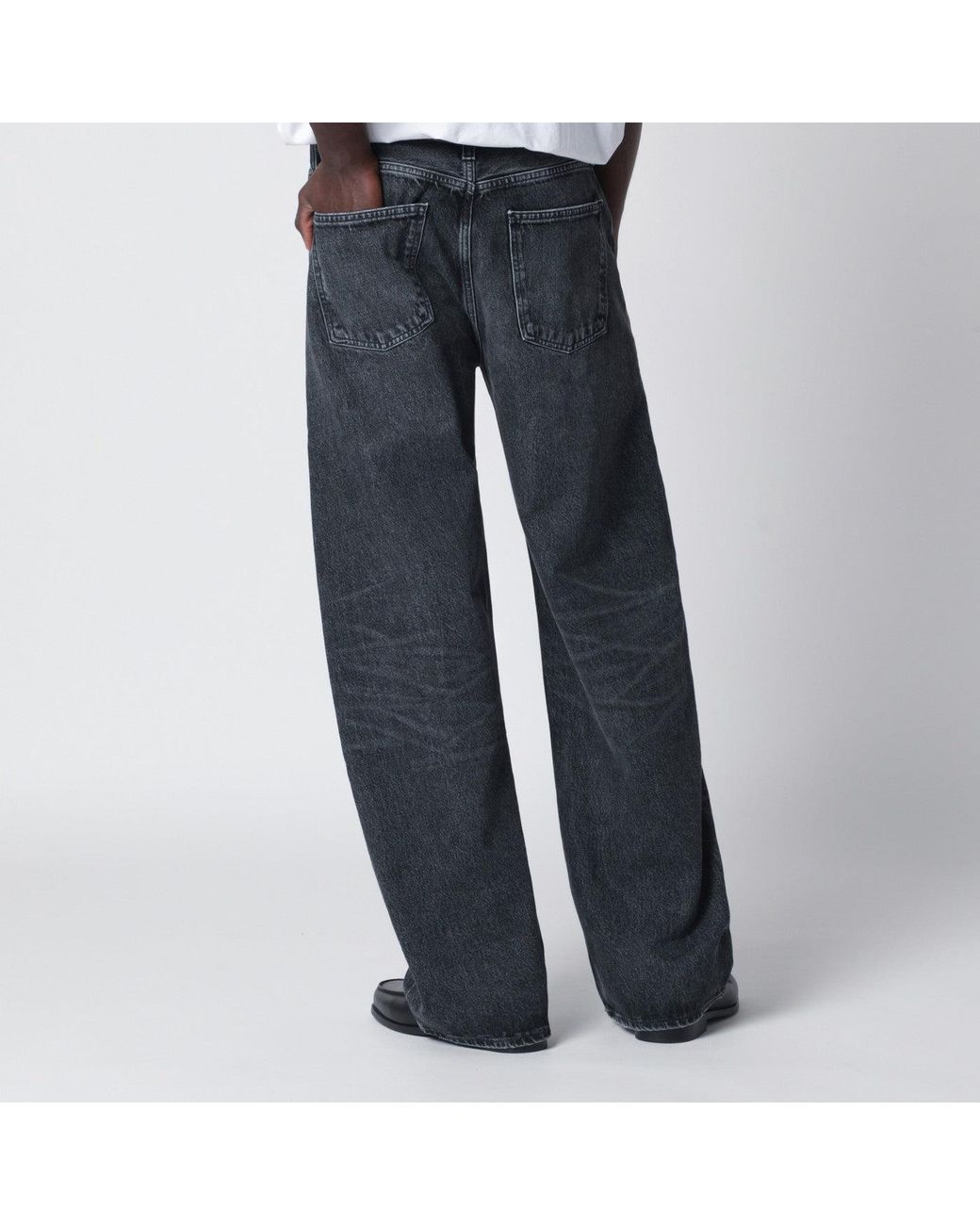 Agolde Blue Dark Washed Afton Jeans for men