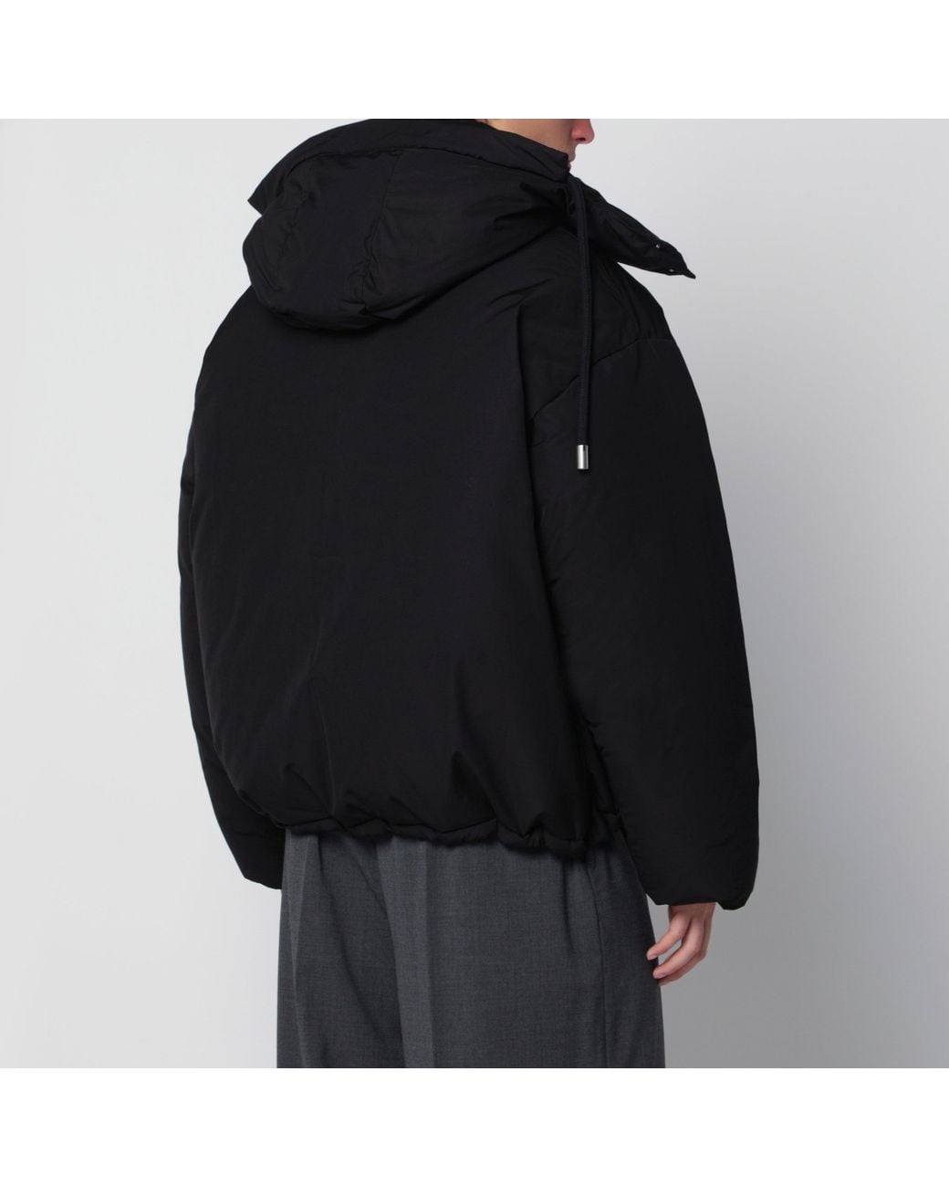AMI Black Padded Jacket for men