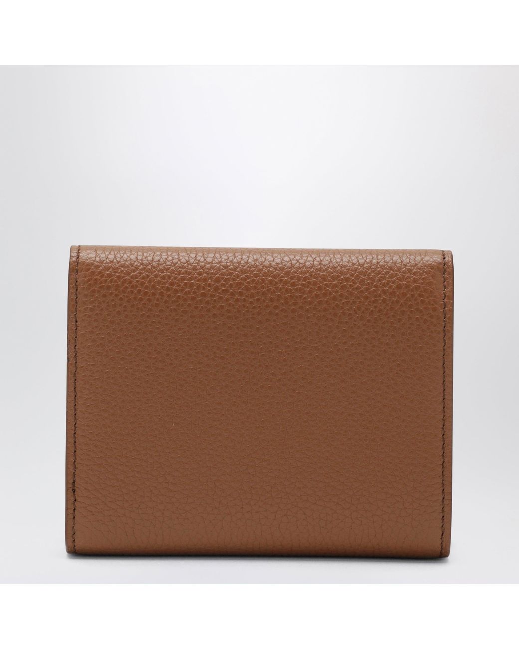 Miu Miu Brown Small Cognac Calfskin Wallet