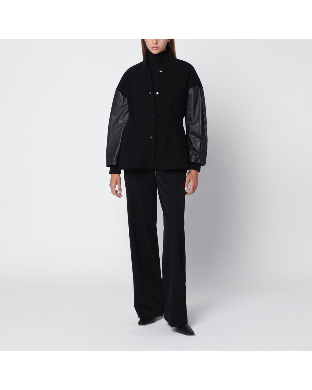 Totême Black College Jacket