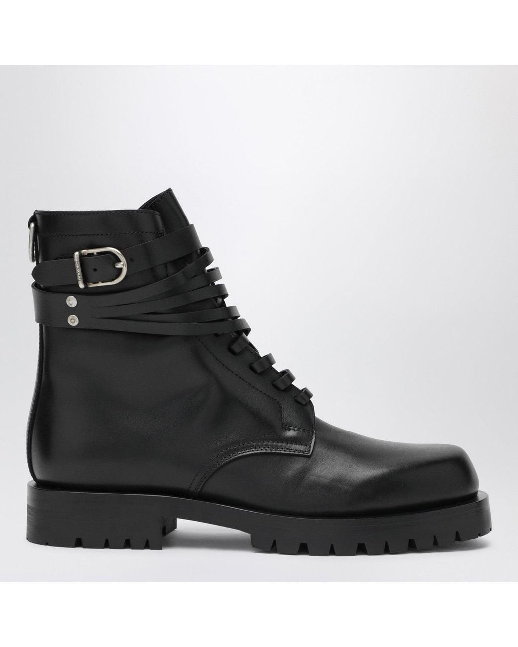 DURAZZI MILANO Black Combat Boots