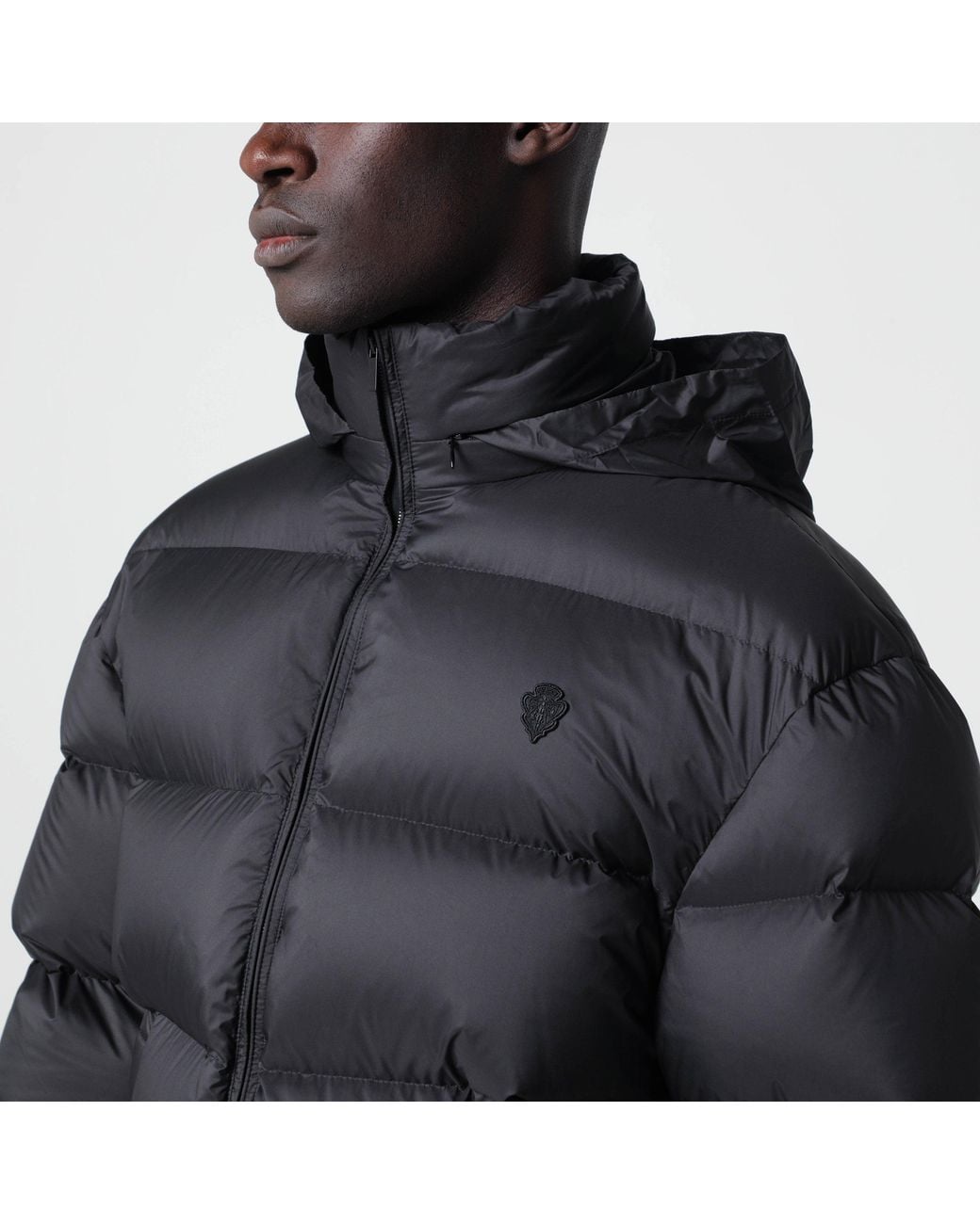 Gucci Black Padded Zip-Up Down Jacket for men
