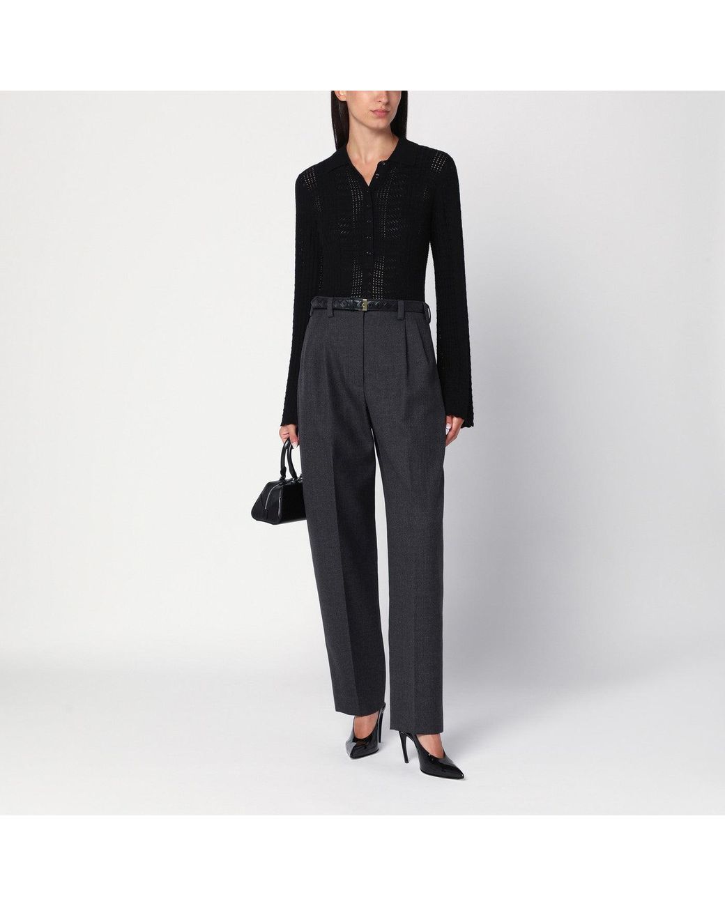 Givenchy Black Wool Trousers