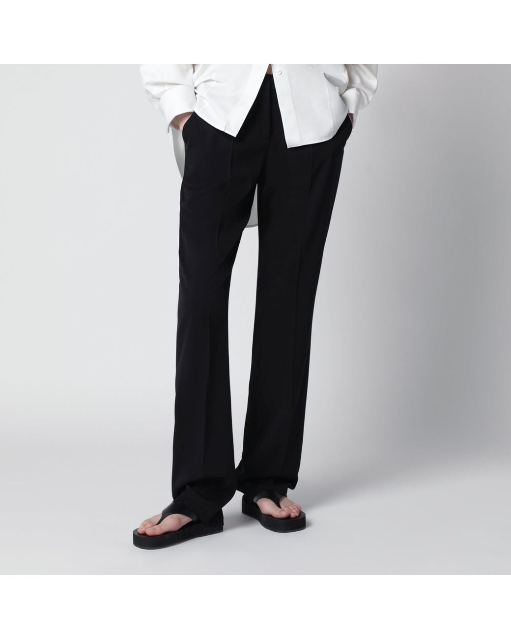 Balenciaga Black Slim Tailored Trousers
