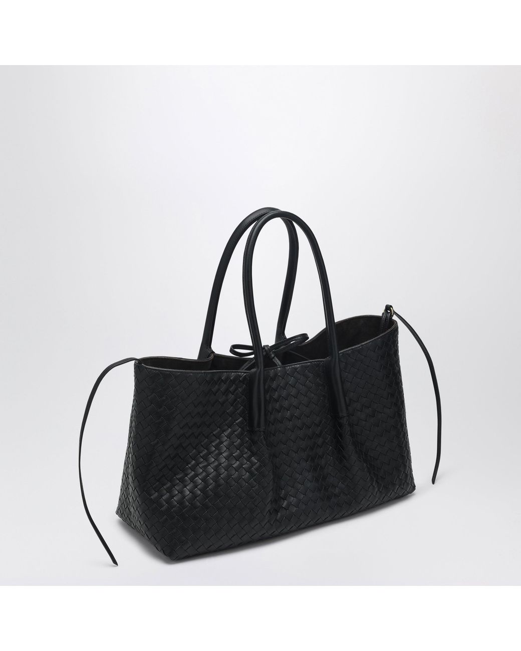 Bottega Veneta Black Large Pinacoteca Bag/Fondant