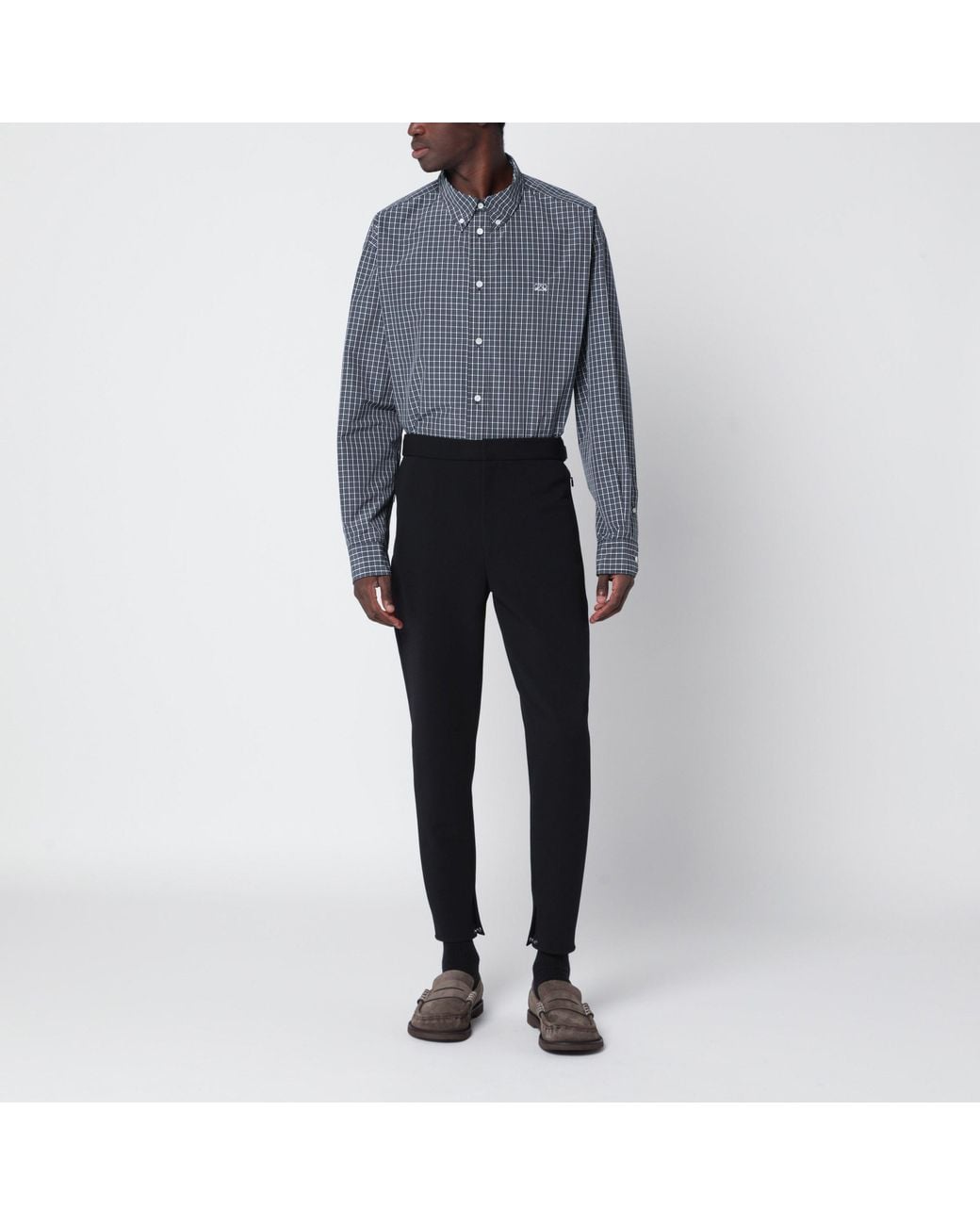 Loewe Blue And Technical Cotton Shirt for men