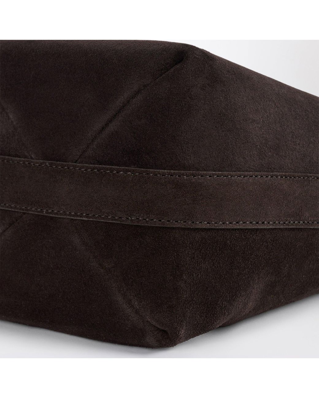 Totême  Black Small Espresso Suede Tote Bag
