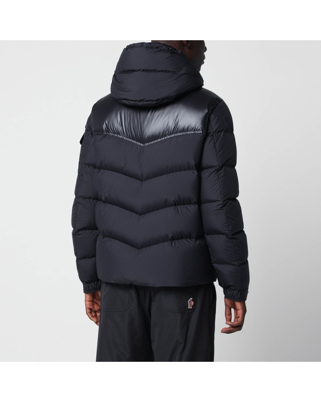 Moncler Blue Ravelis Short Down Jacket for men