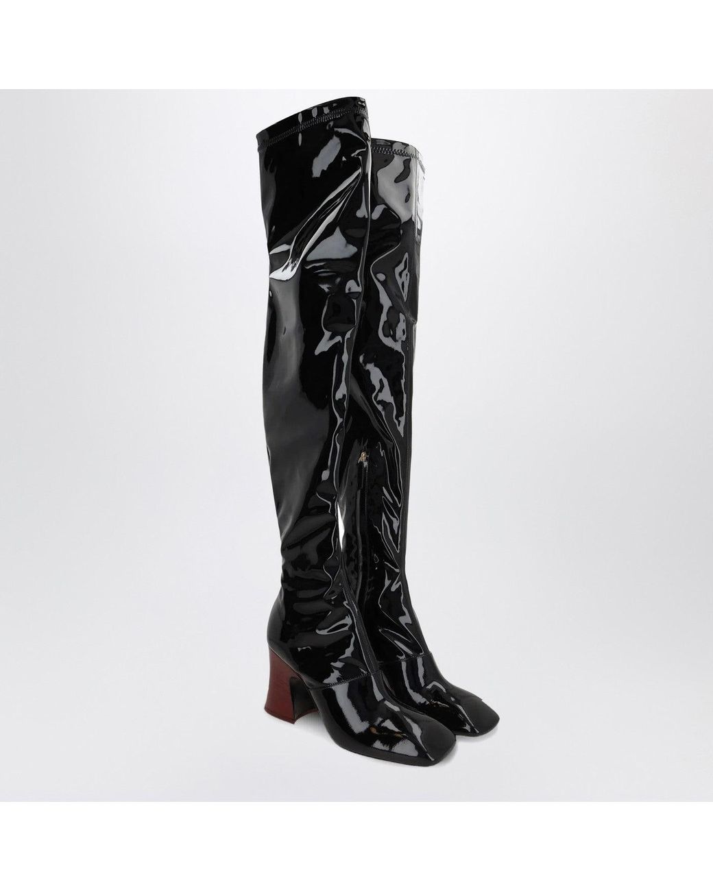Chloé Black Janis Over-The-Knee Boots