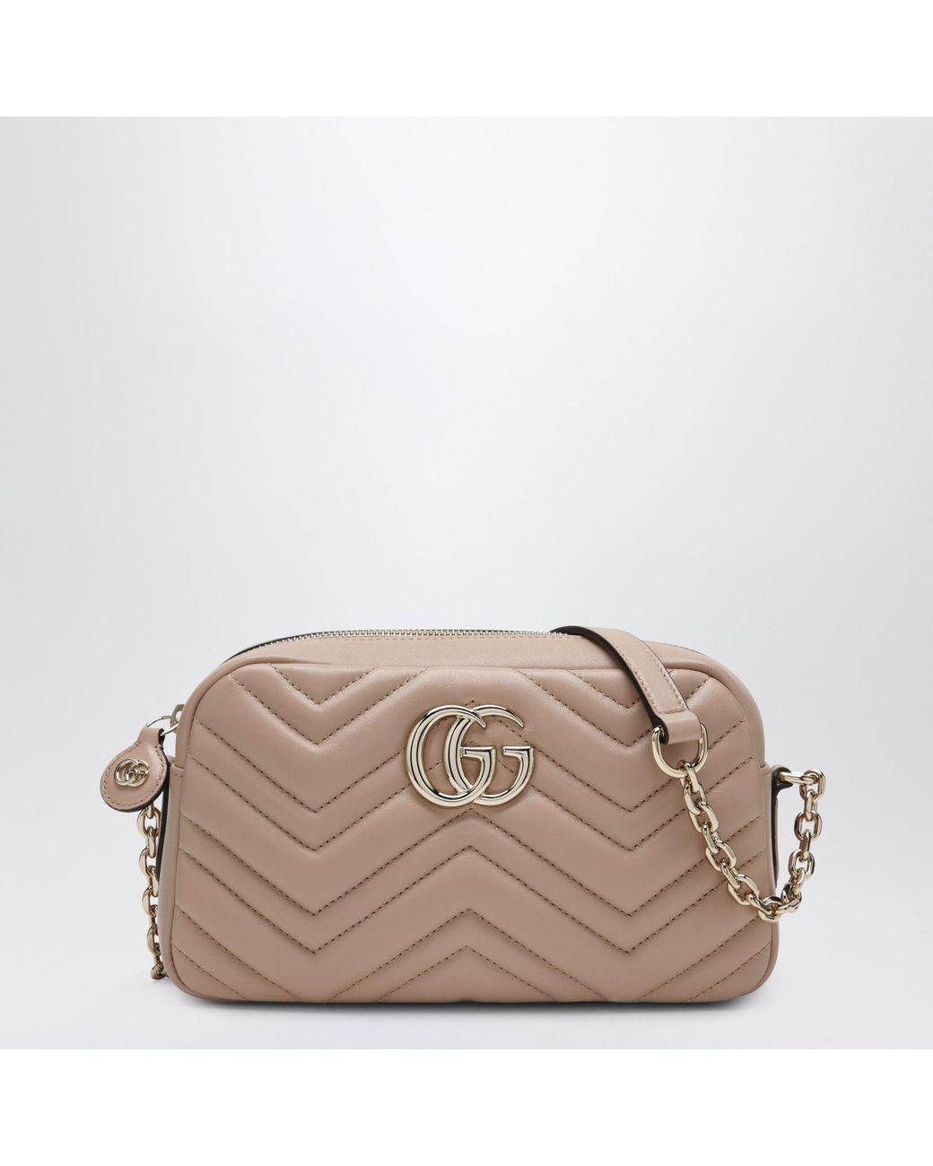 Gucci Brown Gg Marmont Small Camera Bag