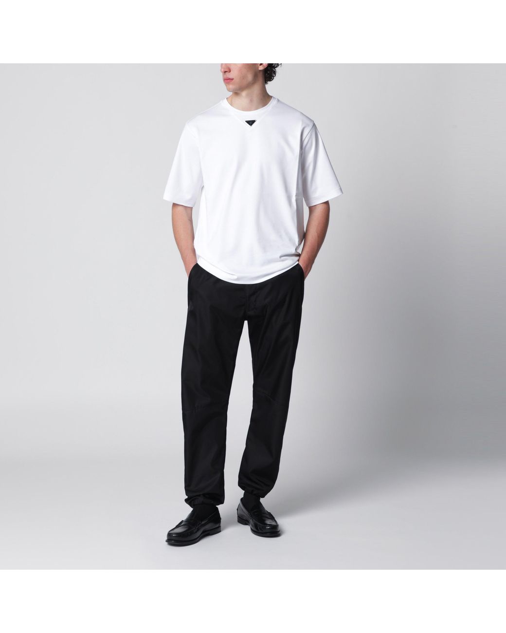 Prada Blue Trousers for men