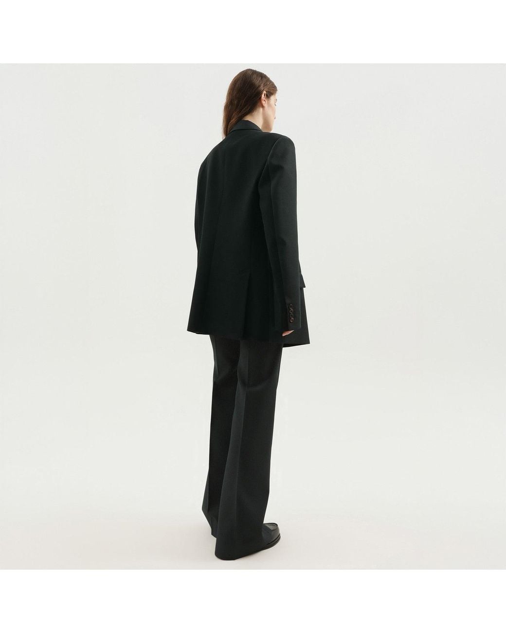 1989 STUDIO Black Dark Double Breasted Blazer