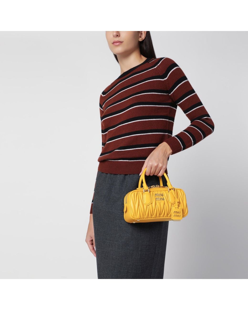 Miu Miu Yellow Arcadie Bag