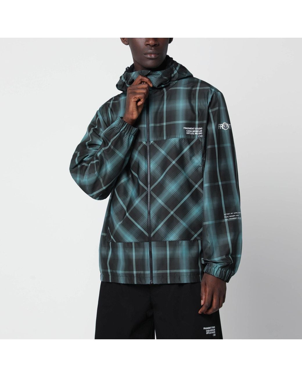 MONCLER X FRGMT Green And Jitsuyō Windbreaker for men