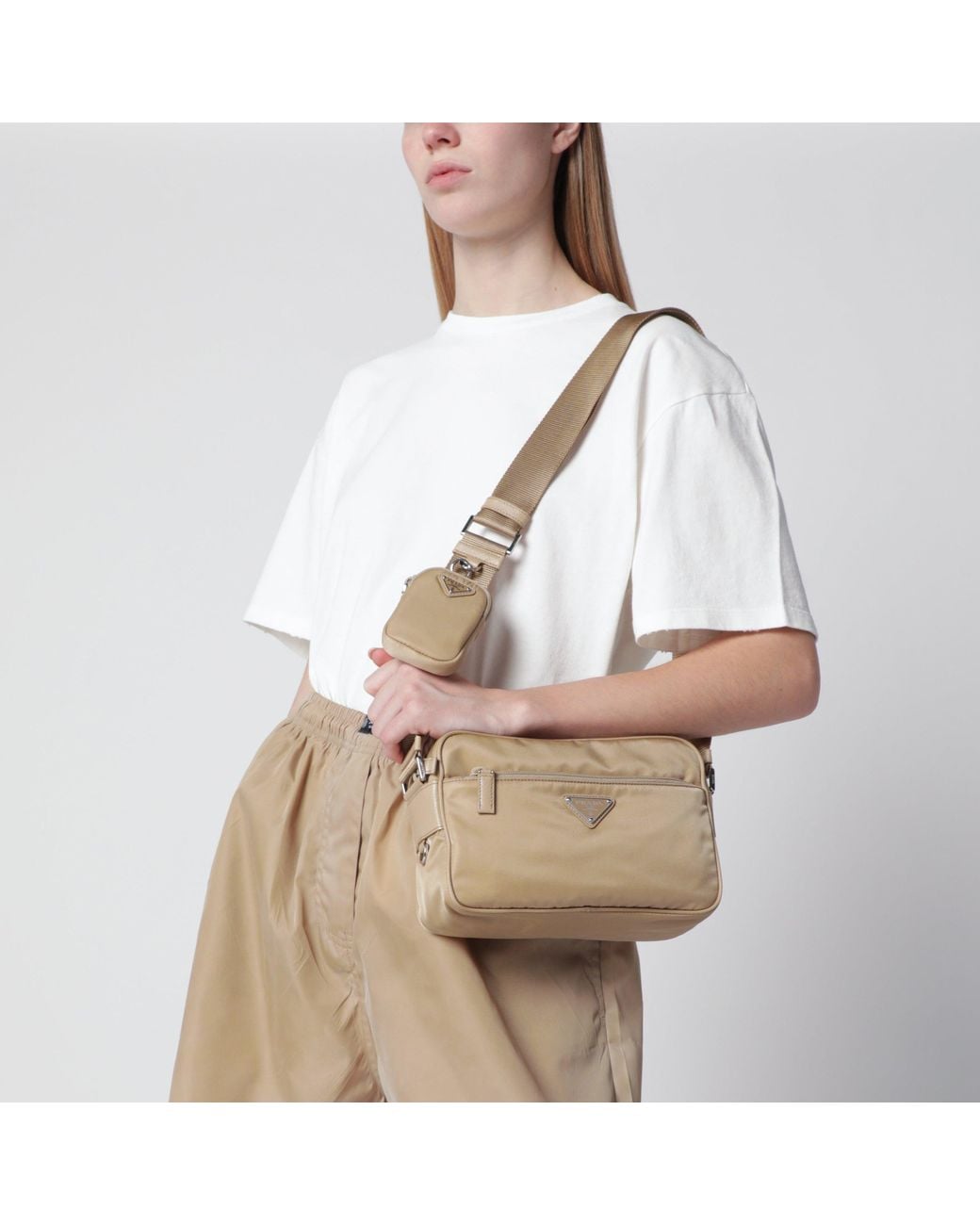Borsa A Tracolla di Prada in Brown