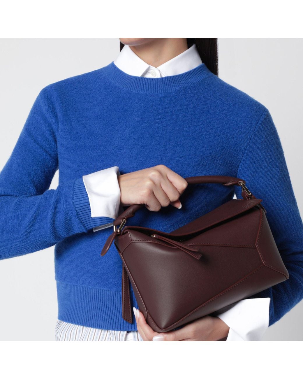 Loewe Brown Small Dark Puzzle Edge Bag