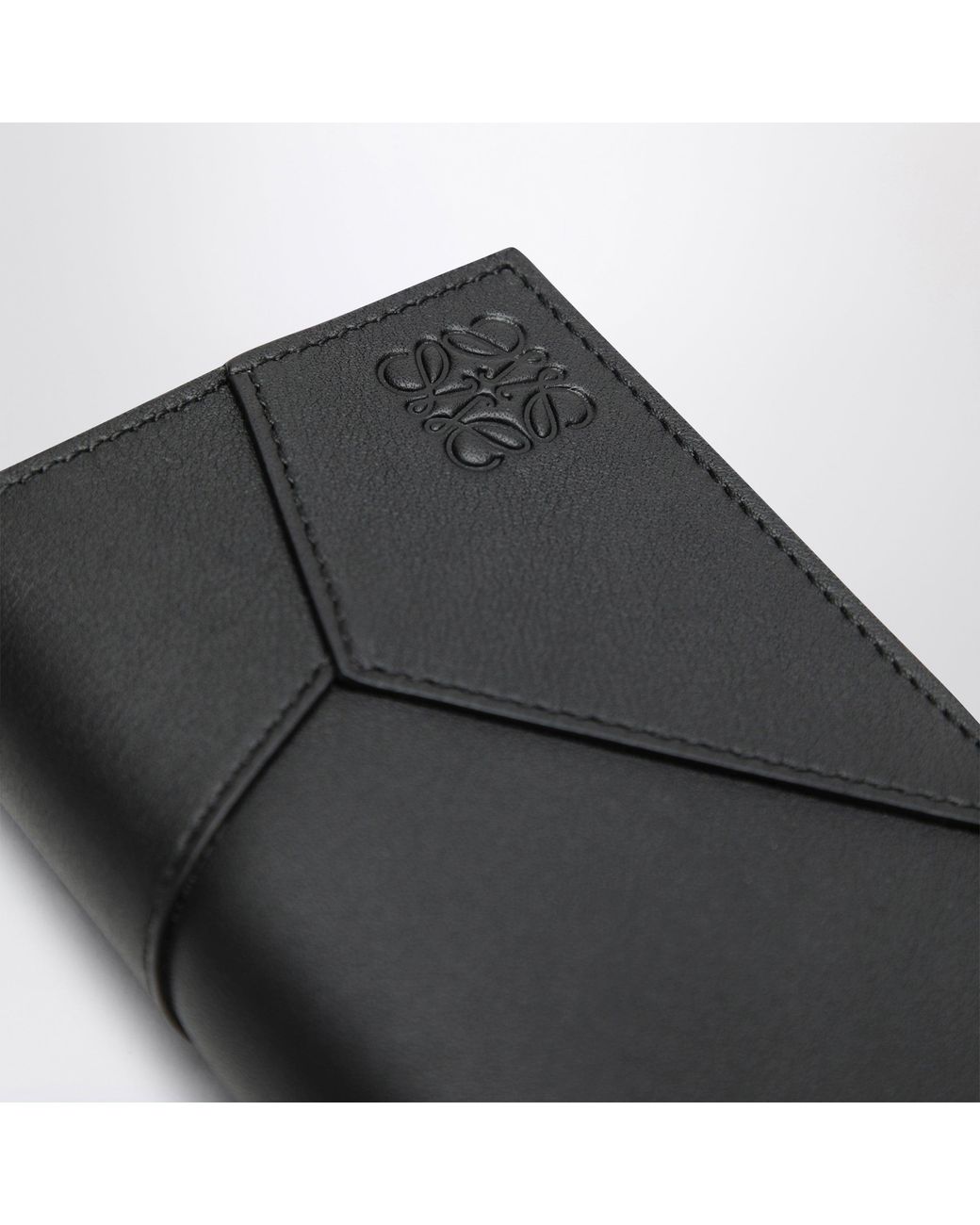 Loewe Black Puzzle Bi-Fold Card Holder for men