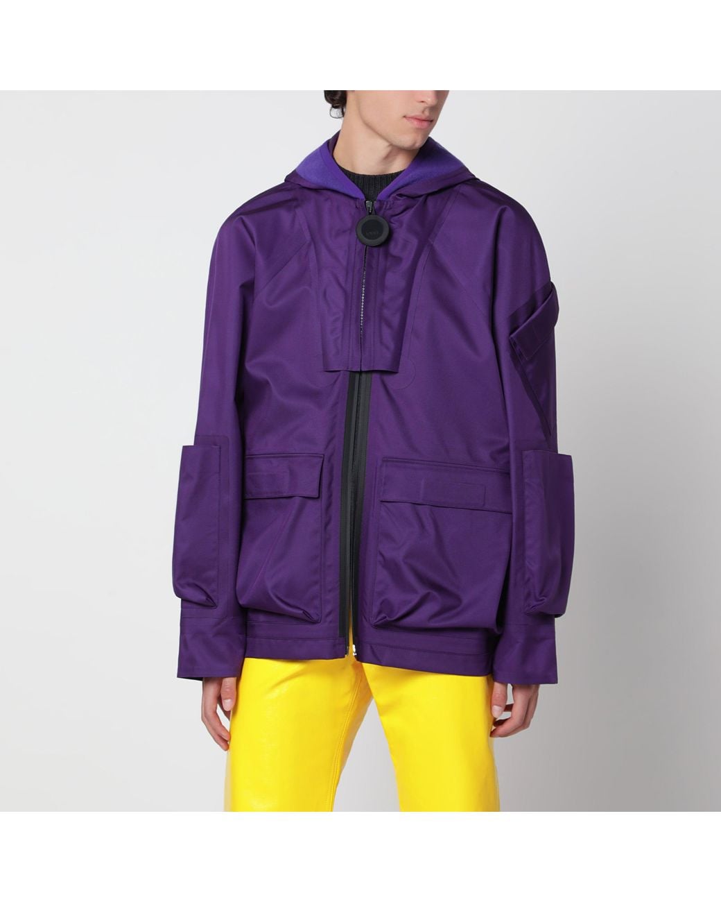 Loewe Purple Polyamide Jacket for men