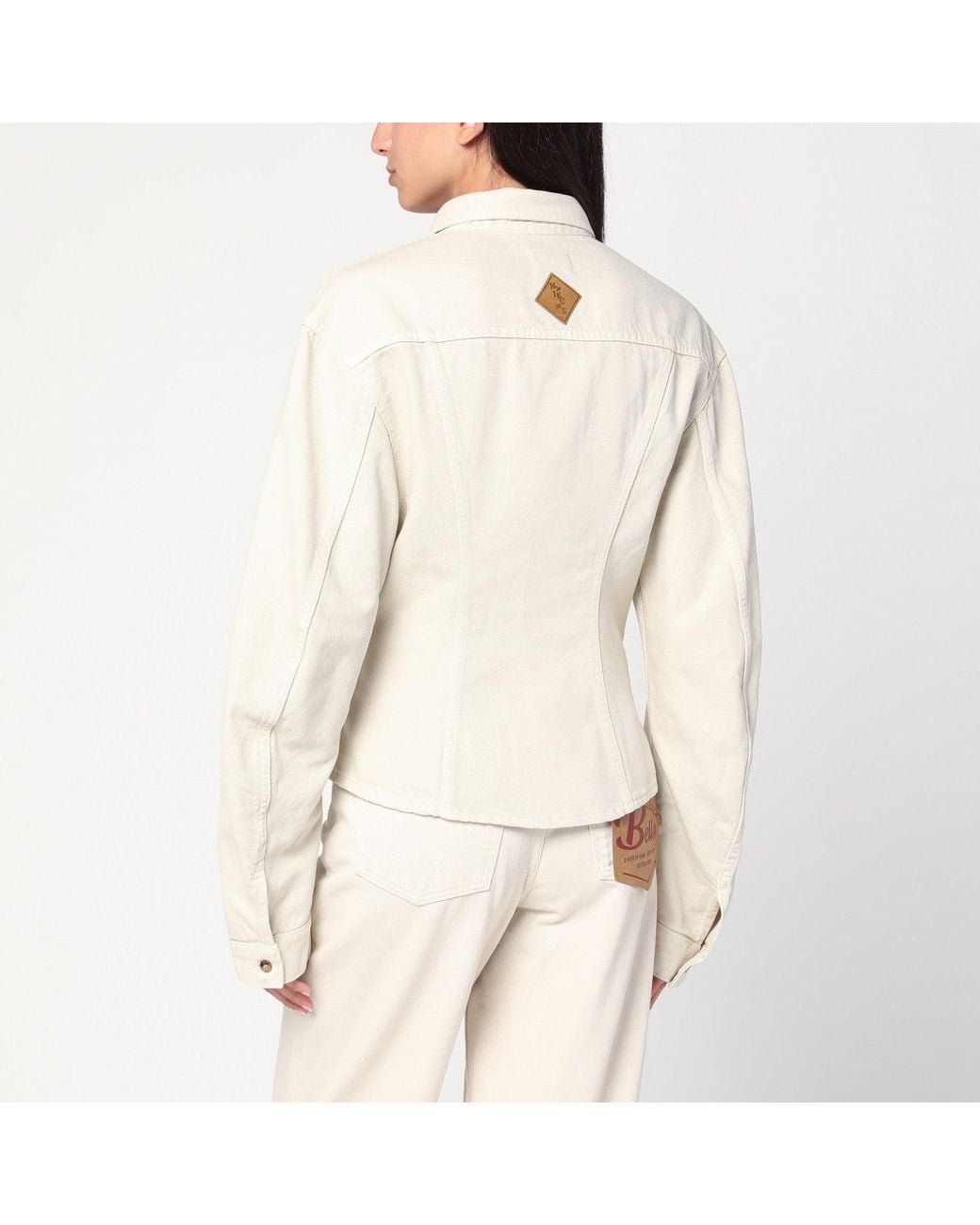 Haikure Natural Ecru Denim Shirt