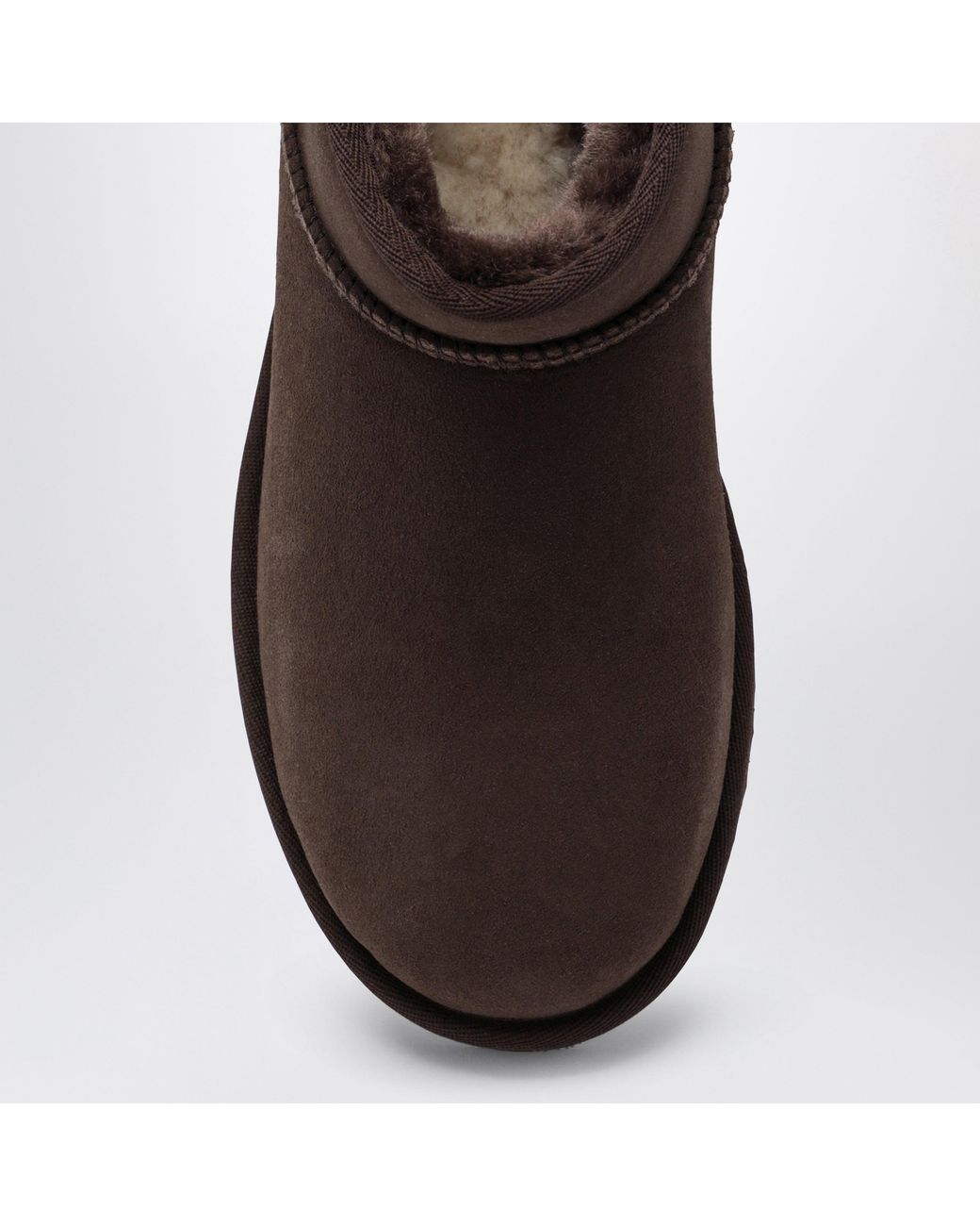 Ugg Brown Classic Ultra Mini Ankle Boots